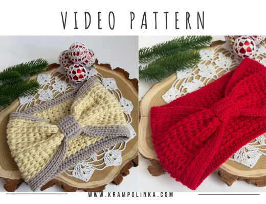 Crochet merino Headband