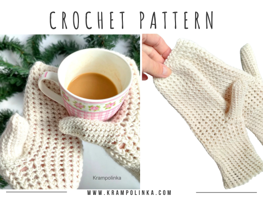 crochet gloves