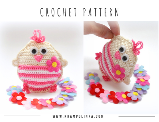 crochet pattern begonia chick