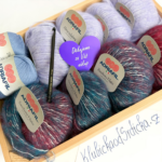 A colourful selection of Adriafil yarns.