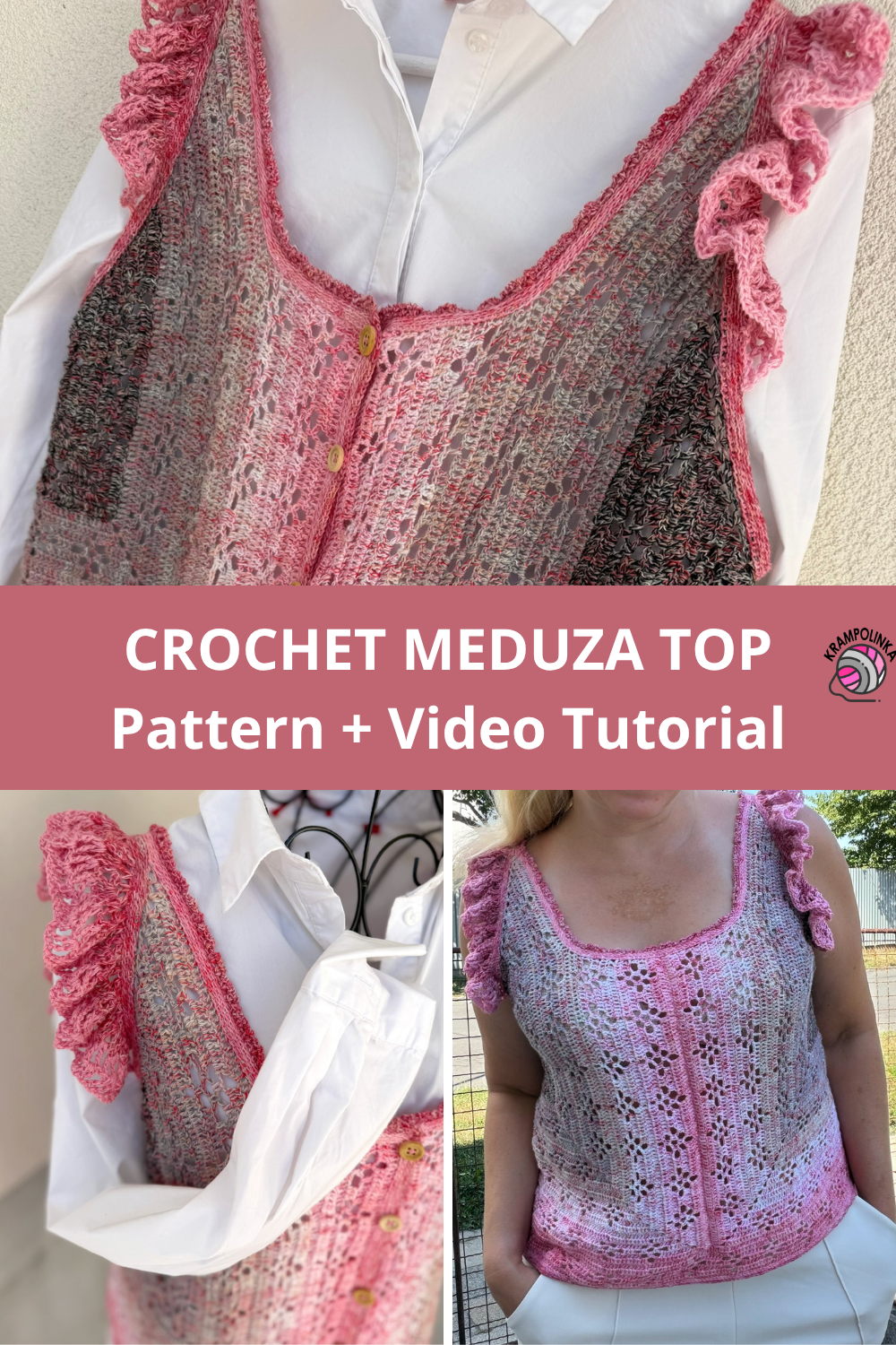 SAVE PIN - Pattern for MEDUZA Top