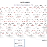 Crochet diagram for pattern