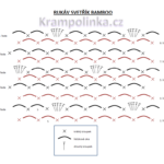Crochet diagram for sleeves