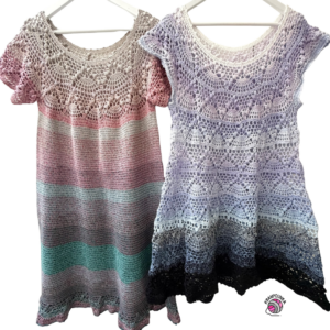 Rosa is a variation of the Dew Dress.