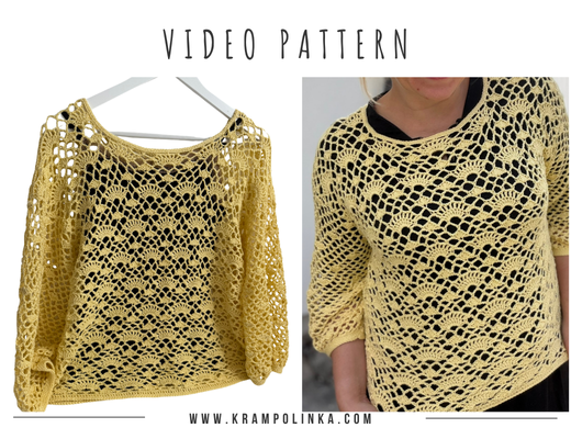 Crochet Bamboo Lace Sweater